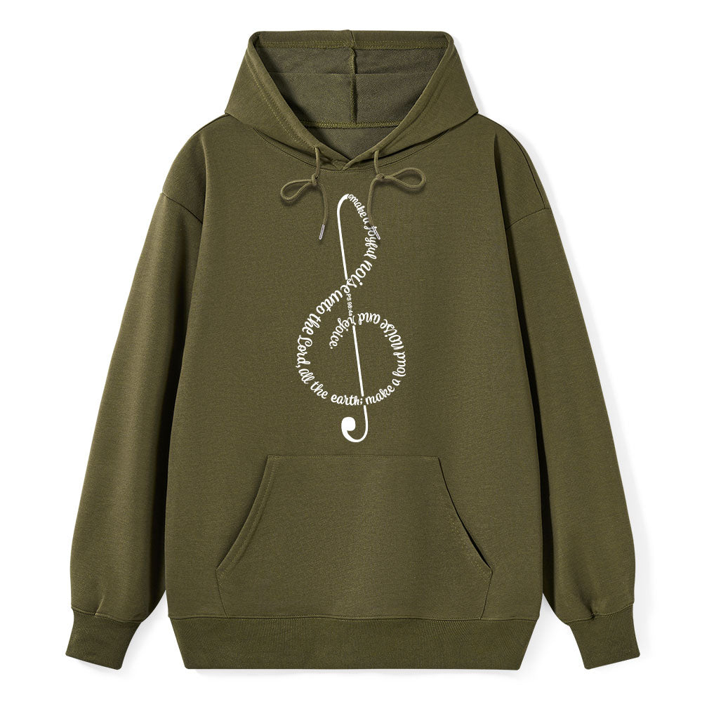 Make A Joyful Noise To The Lord Christian Hoodie
