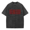 Make Heaven Crowded Christian Puff Printed Washed T-Shirt