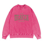 Make Heaven Crowded Christian Washed Sweatshirt