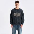 Make Heaven Crowded Christian Washed Sweatshirt