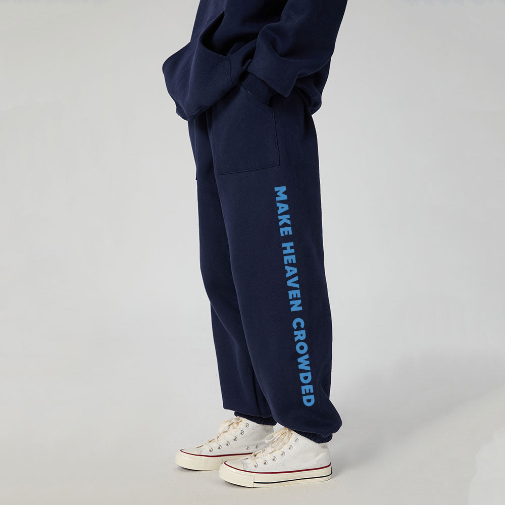Make Heaven Crowded Christian Fleece Sweatpants