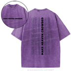 Make Heaven Crowded Christian Washed T-Shirt