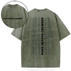 Make Heaven Crowded Christian Washed T-Shirt