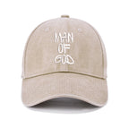 Man Of God Christian Couple Washed Hat