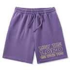 May The Lord Be With You Christian Washed Shorts