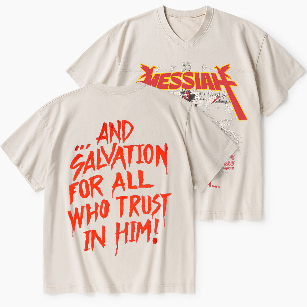 Messiah Christian Washed V-Neck T-Shirt