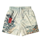 Moses Parting The Red Sea Christian Mesh Shorts