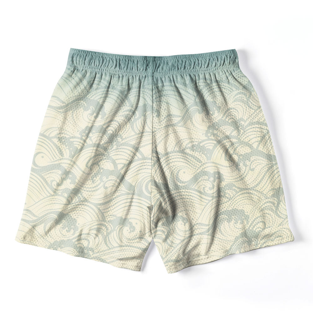 Moses Parting The Red Sea Christian Mesh Shorts