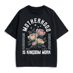 Motherhood Is Kingdom Work Christian Heavy Cotton T-Shirt