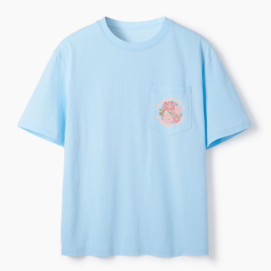 Motherhood Is Kingdom Work Christian Unisex Pocket T-Shirt