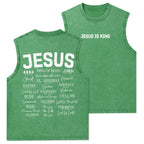 Names Of Jesus Christian Washed Tank Top