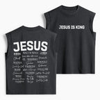 Names Of Jesus Christian Women's Washed Tank Top