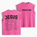 Names Of Jesus Christian Women's Washed Tank Top