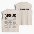 Names Of Jesus Christian Women's Washed Tank Top