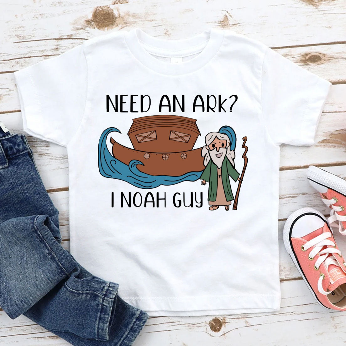 Need An Ark I Noah Guy Christian Kid T-Shirt