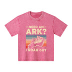 Need An Ark I Noah Guy Funny Vintage Christian Kid Washed T-Shirt