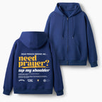 Need Prayer Christian Fleece-Lined Full-Zip Hoodie