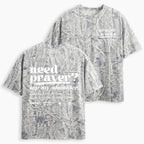 Need Prayer Tap My Shoulder Christian Camo T-Shirt