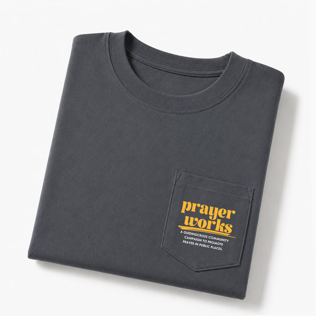 Need Prayer Tap My Shoulder Christian Unisex Pocket T-Shirt