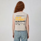 Need Prayer Tap My Shoulder Christian Women's Washed Tank Top