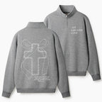 No Greater Love Christian Half Zip Fleece Sweatshirt