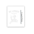 No Longer Dead Inside Because We Have Jesus 12pcs Christian Temporary Tattoos