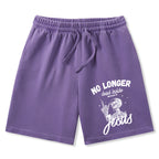 No Longer Dead  Inside Jesus Christian Washed Shorts