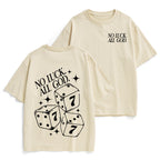 No Luck All God Christian Heavy Cotton T-Shirt
