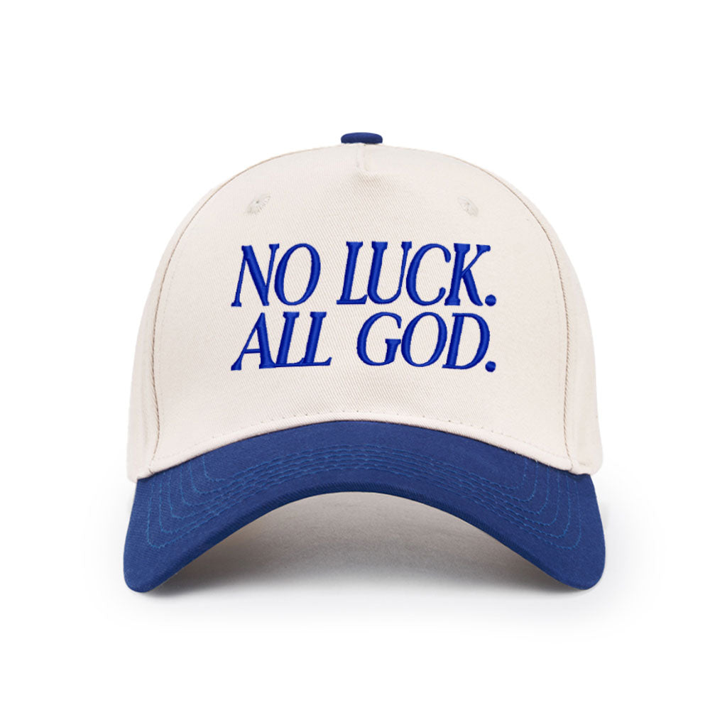 Membership No Luck All God Christian Trucker Hat