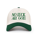 Membership No Luck All God Christian Trucker Hat
