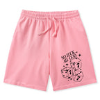 No Luck All God Christian Washed Shorts