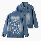 No Luck But God Christian Denim Jacket