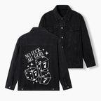 No Luck But God Christian Denim Jacket