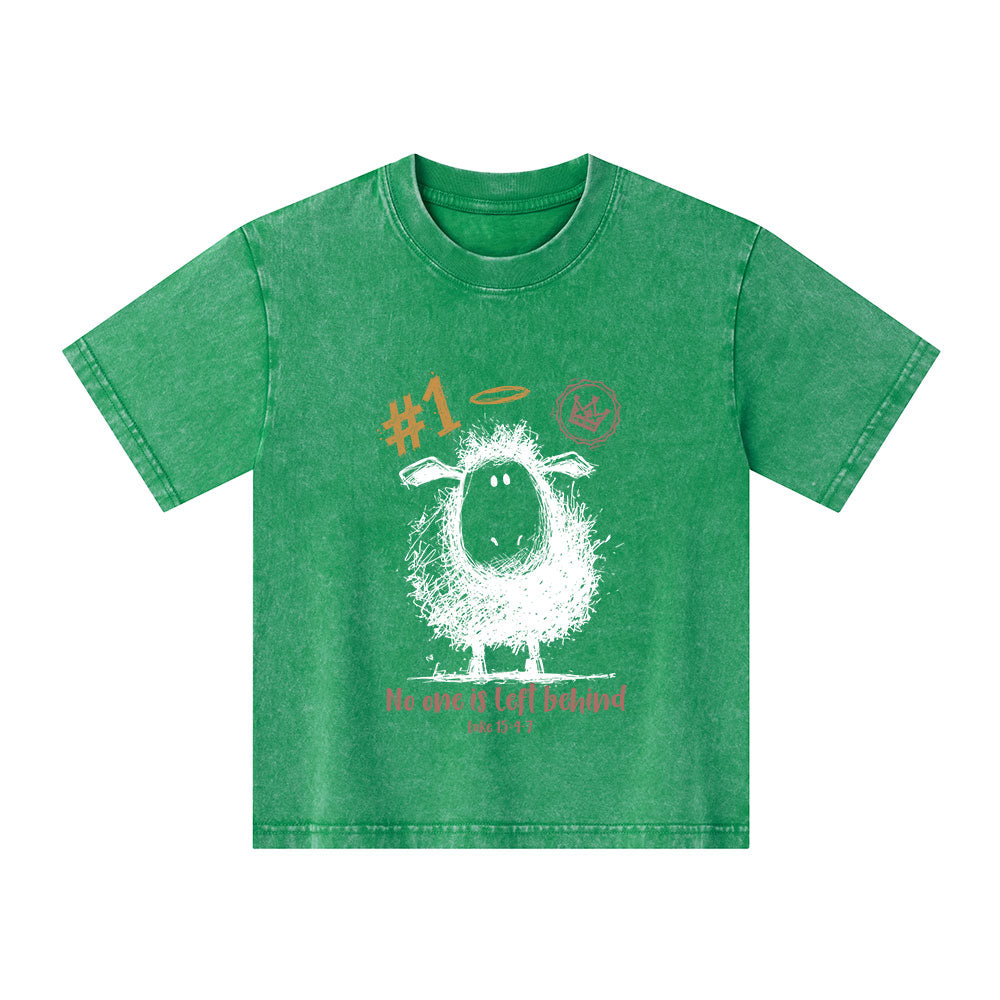No One Is Left Behind Christian Washed T-Shirt