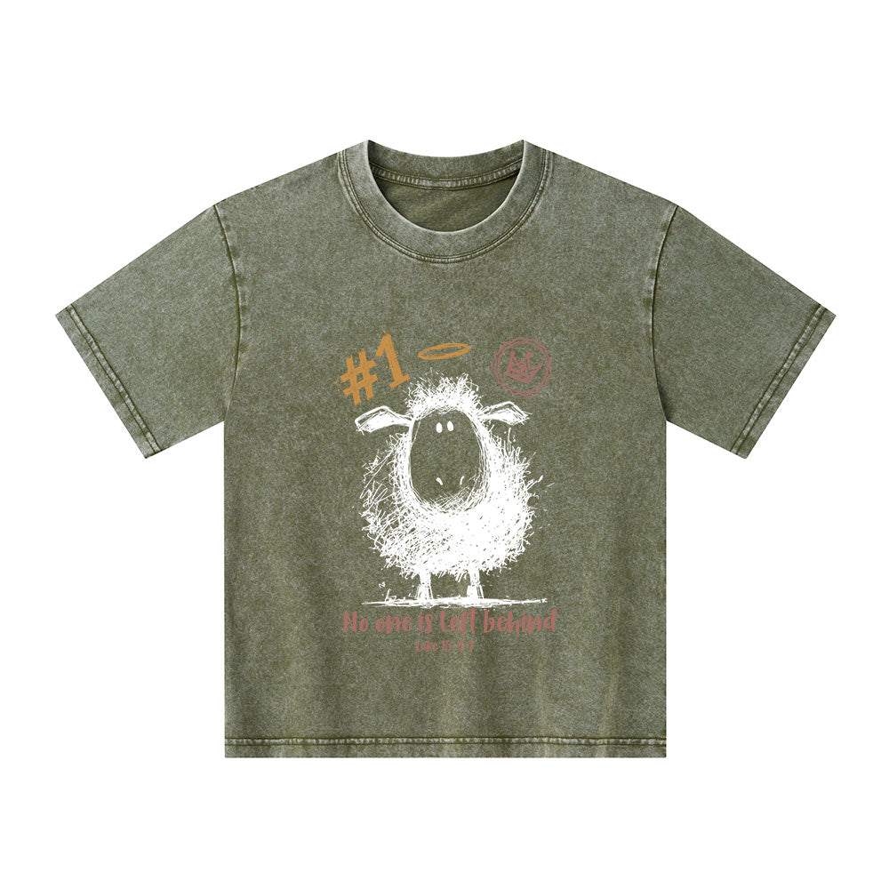 No One Is Left Behind Christian Washed T-Shirt