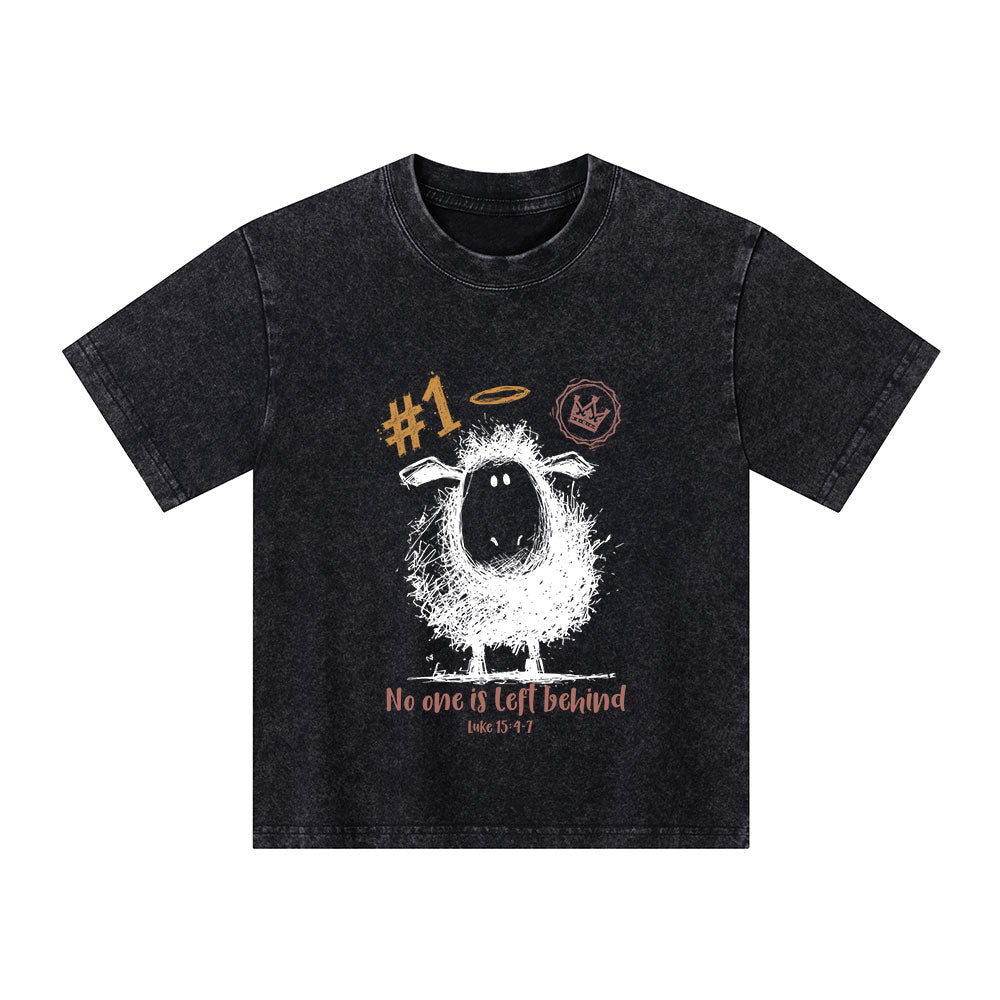 No One Is Left Behind Christian Washed T-Shirt