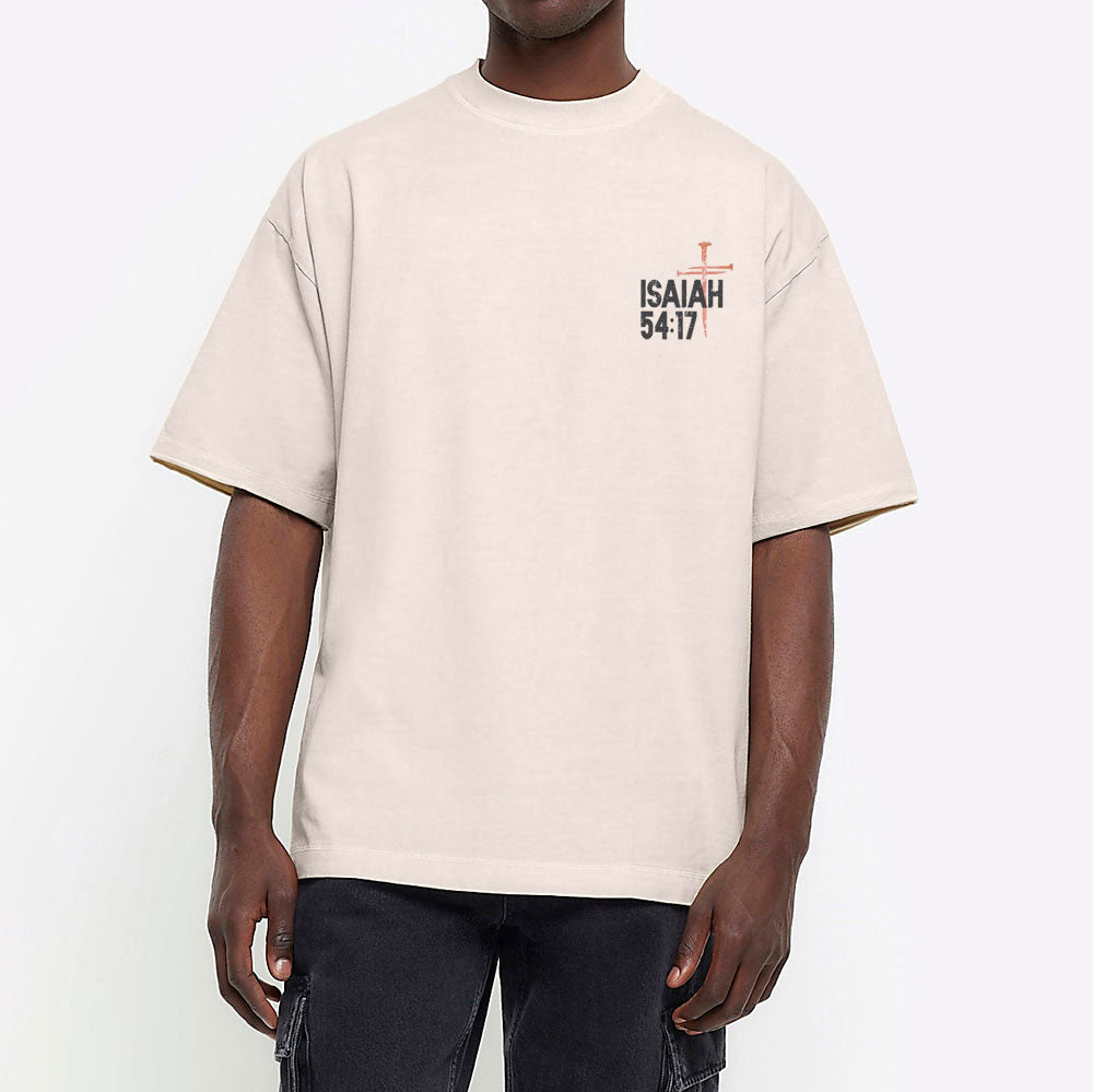 No Weapon Christian Washed T-Shirt