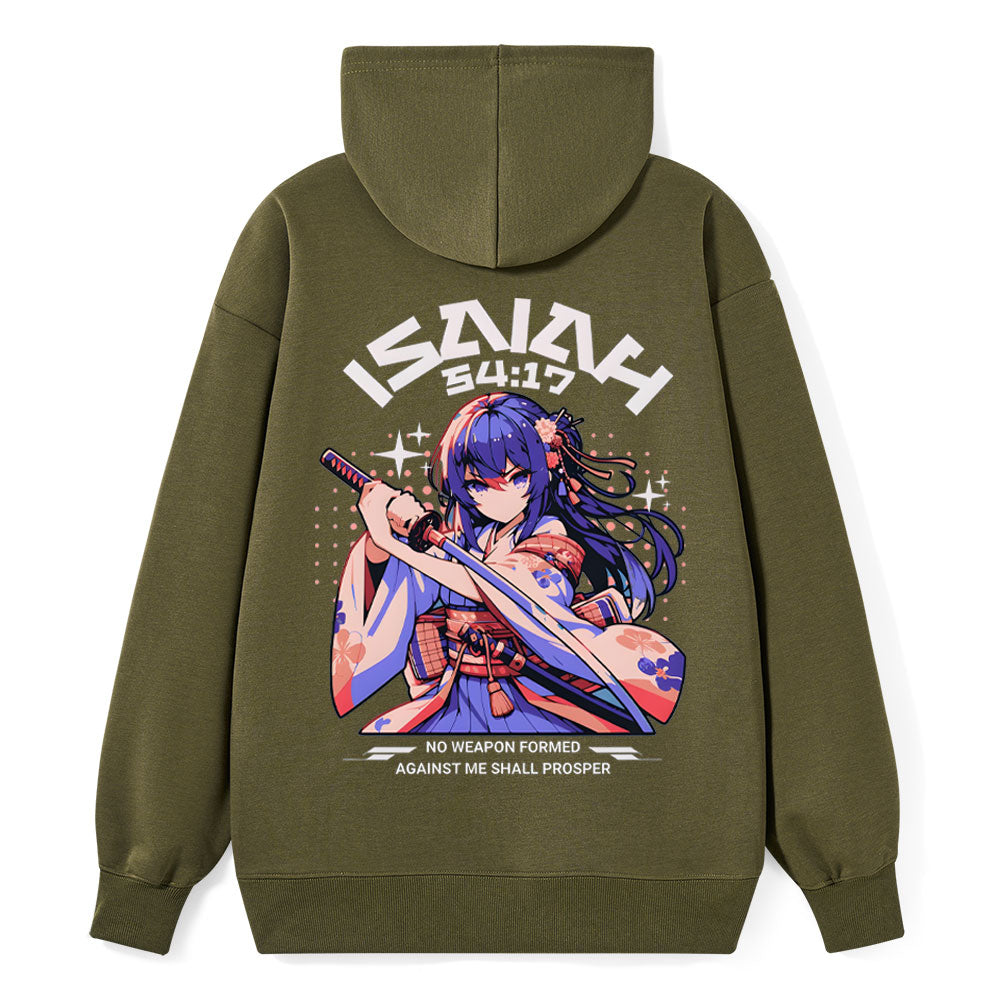 No Weapon Formed Against Me Shall Prosper Classic Christian Hoodie