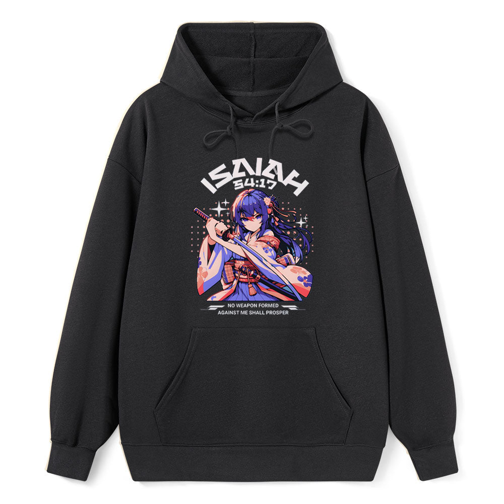 No Weapon Formed Against Me Shall Prosper Classic Christian Hoodie