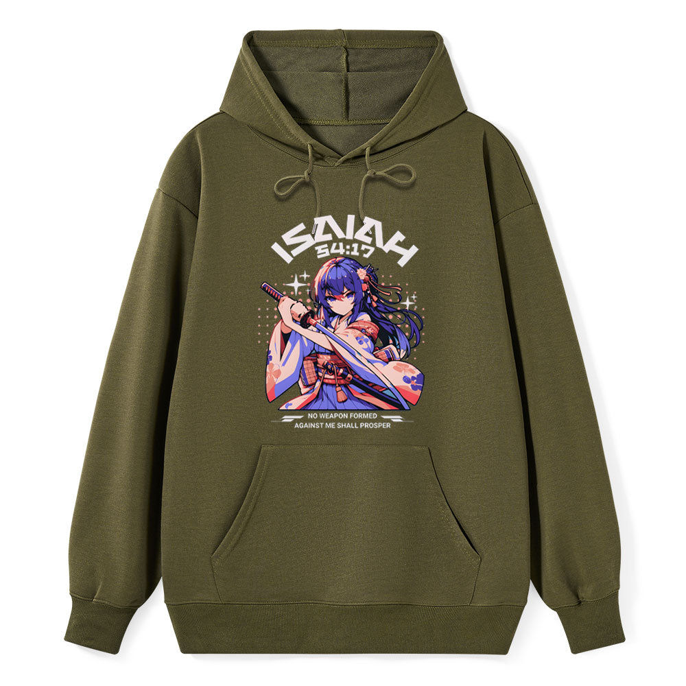 No Weapon Formed Against Me Shall Prosper Classic Christian Hoodie