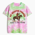 No Weapon Formed Christian Heavy Cotton Tie Dye T-Shirt