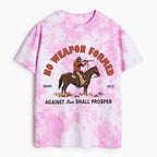 No Weapon Formed Christian Heavy Cotton Tie Dye T-Shirt