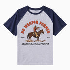 No Weapon Formed Christian Raglan Sleeve T-Shirt