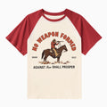 No Weapon Formed Christian Raglan Sleeve T-Shirt
