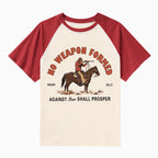 No Weapon Formed Christian Raglan Sleeve T-Shirt