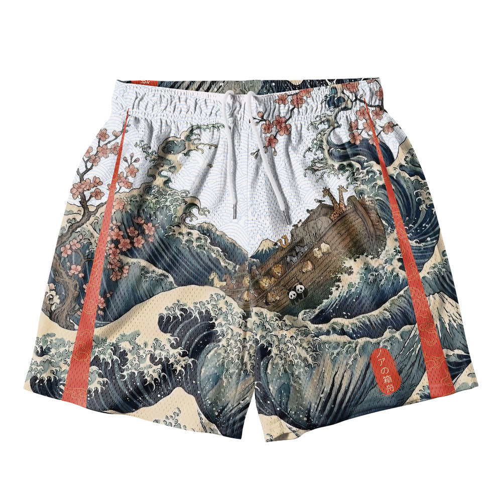 Noah's Ark Christian Mesh Shorts
