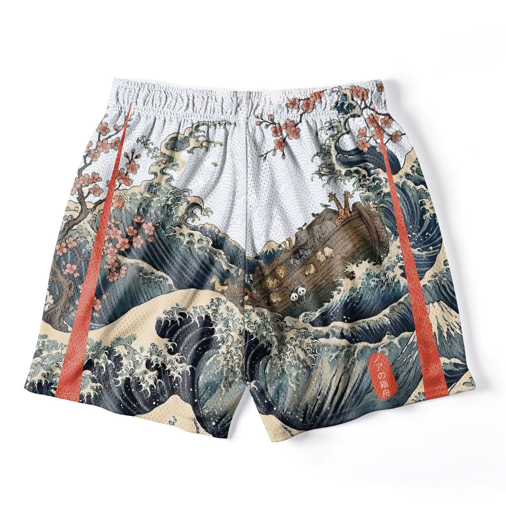 Noah's Ark Christian Mesh Shorts