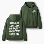 Not Forsaken Christian Fleece-Lined Full-Zip Hoodie
