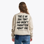 Not Forsaken Christian Fleece Sweatshirt