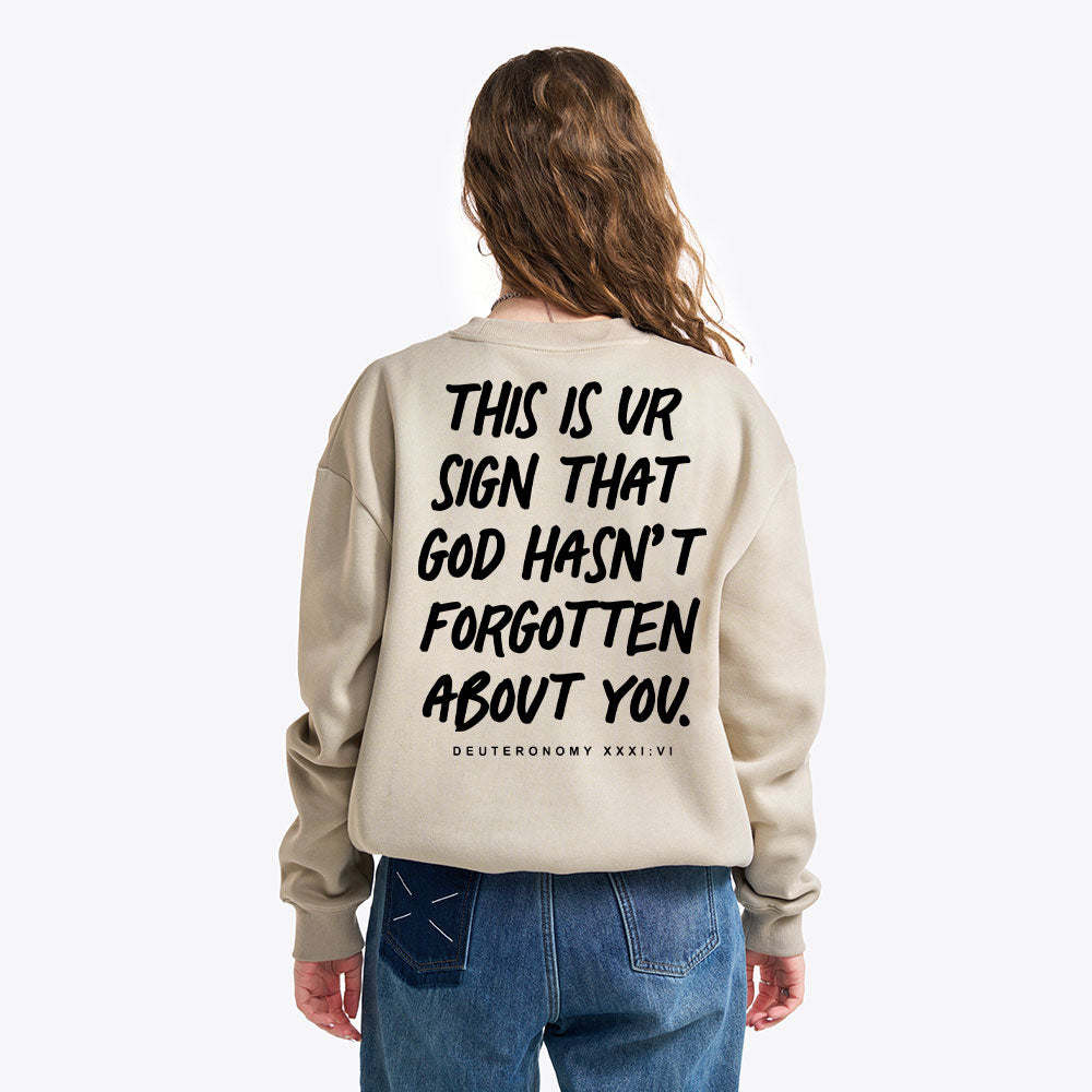 Not Forsaken Christian Fleece Sweatshirt